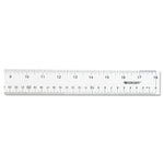 Clear Flexible Acrylic Ruler, Standard/metric, 18" Long, Clear