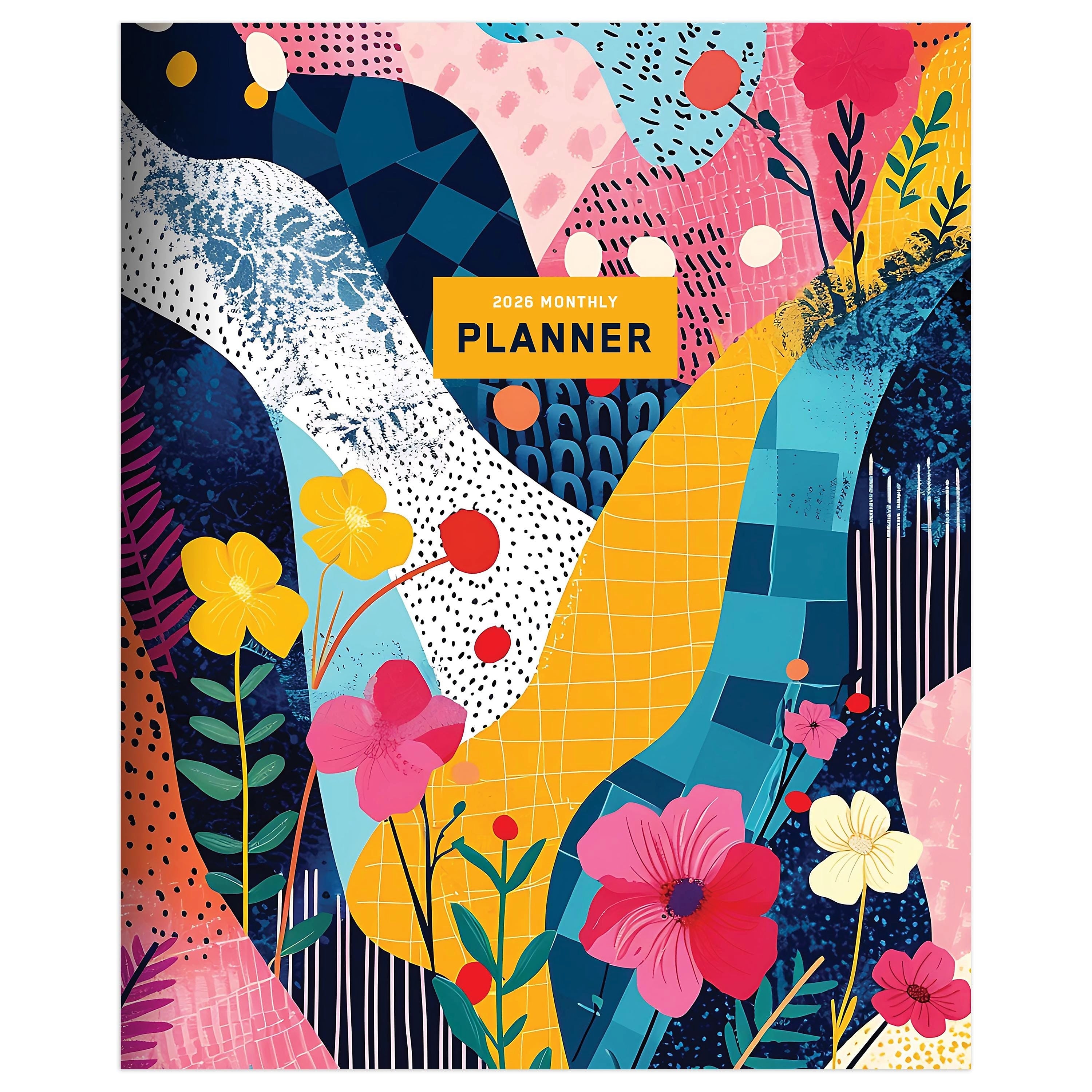 2026 TF Publishing Colorful Collage 6.5" x 8" Monthly, Paperboard Cover, Multicolored (26-4202)