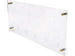 Russell+Hazel 10" x 24" Dry-Erase Weekly Wall Calendar Bundle, Clear/White (54446)