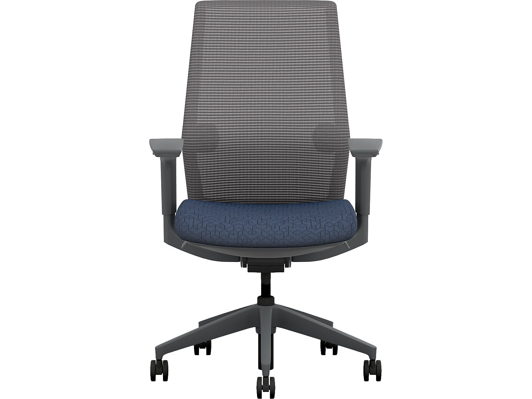 HON Cipher Mesh/Fabric Swivel Task Chair, Navy/Charcoal (HCFRT.STC.H.S.IC.APX13.TC00.AL.RE.SB.S)