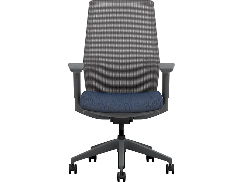 HON Cipher Mesh/Fabric Swivel Task Chair, Navy/Charcoal (HCFRT.STC.H.S.IC.APX13.TC00.AL.RE.SB.S)
