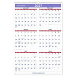 2026 AT-A-GLANCE 20" x 30" Monthly Wall Calendar, White/Purple (PM4-28-26)