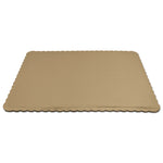 SCT® Gold Cake Pads, 1/2 Sheet, 14 x 19, Gold, Paper, 100/Carton