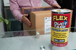 Flex Seal Super Wide Heavy Duty Duct Tape, 7.5" x 6.67 yds., Black, 3/Pack (DTBLKR7520-CS)
