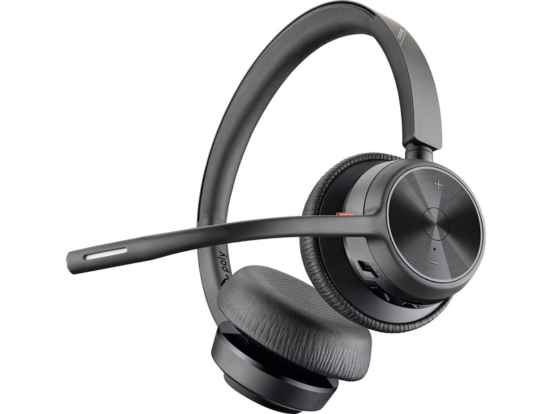 Poly Voyager 4300UC Series USB-A Bluetooth Stereo Phone & Computer Headset, Unified Communications Certified (76U49AA)