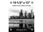 Gemini 8.5" x 11" Acrylic Sandwich Frame, Clear (GSTPLESSAND)