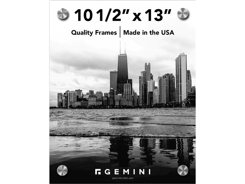 Gemini 8.5" x 11" Acrylic Sandwich Frame, Clear (GSTPLESSAND)