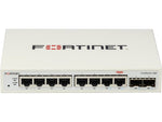 Fortinet FortiSwitch 8-Port 1GbE Layer 2 Managed Switch, White (FS-108F)