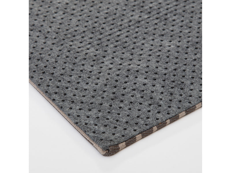 Anji Mountain Rug'd Brixey Carpet & Hard Floor Chair Mat, 36" x 48", Beige/Gray (AMB9037)
