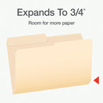 Pendaflex Heavy Duty File Folder, 1-Tab, Assorted, Legal Size, Manila, 100/Box (1007052)