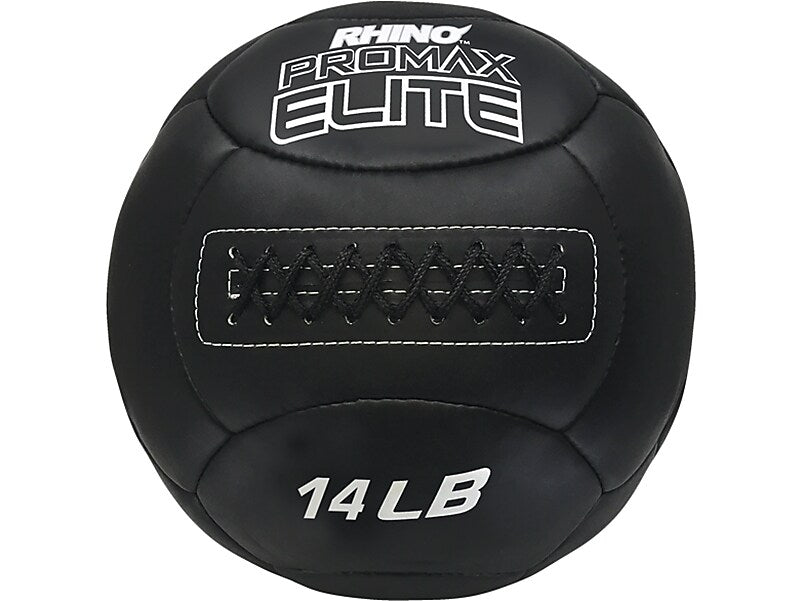 Champion Sports RHINO Promax Elite Black Medicine Ball, 14 Lbs. (PRX14)