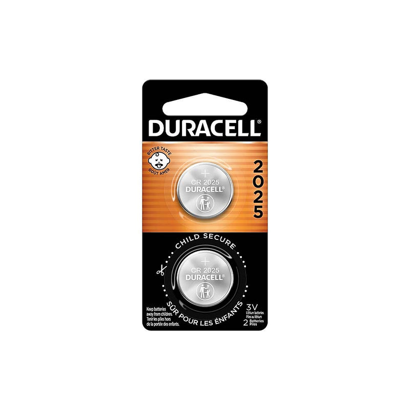 Duracell 2025 Lithium Battery, 2/Pack (DL2025B2PK)