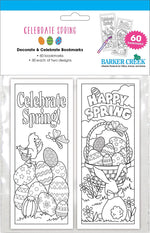 Barker Creek Celebrate Spring Bookmark Set, 60/Pack (LL2196)