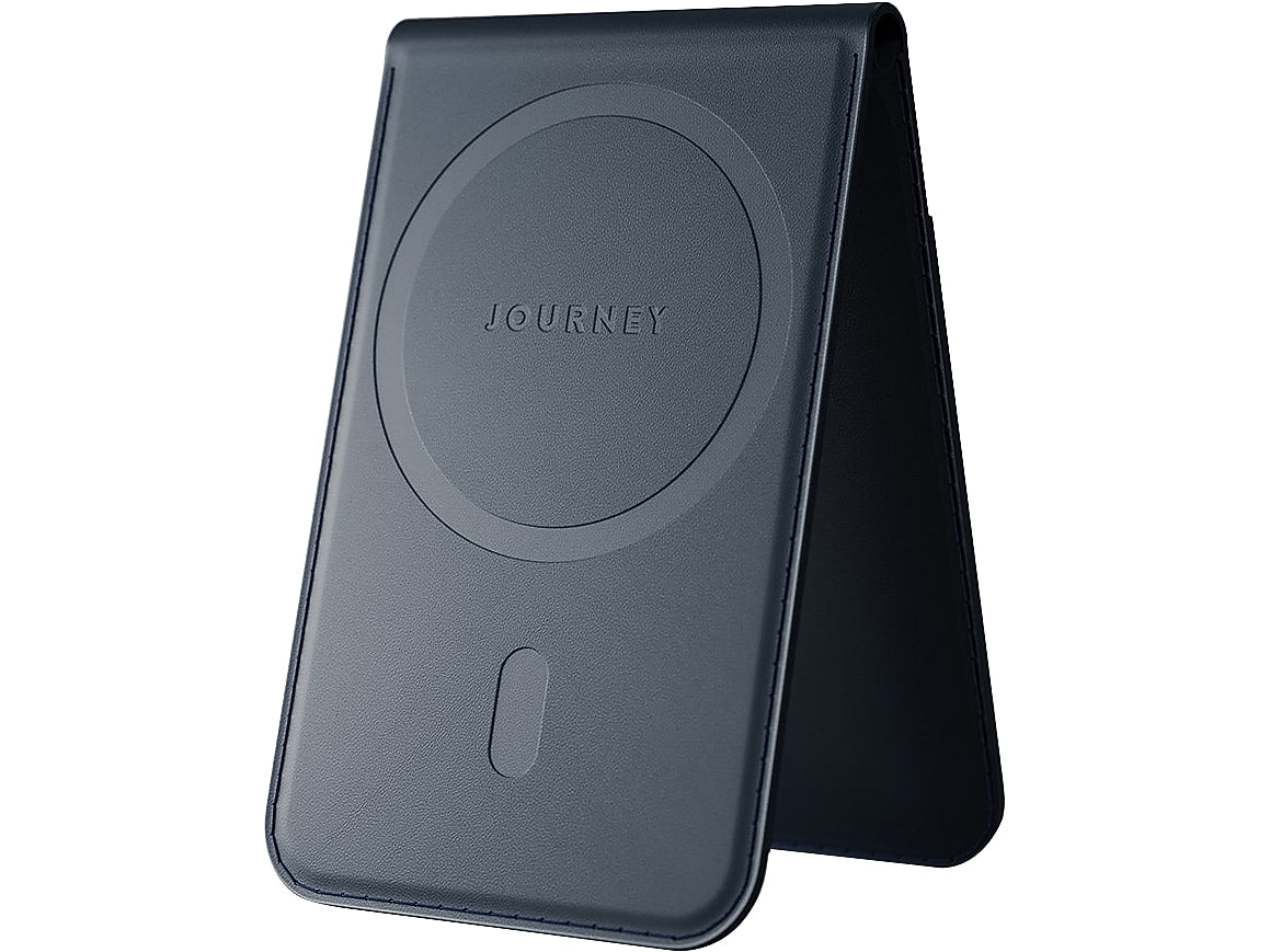 JOURNEY EZMO Magnetic MagSafe Wallet and Phone Stand, Navy Blue (JKW5BU)