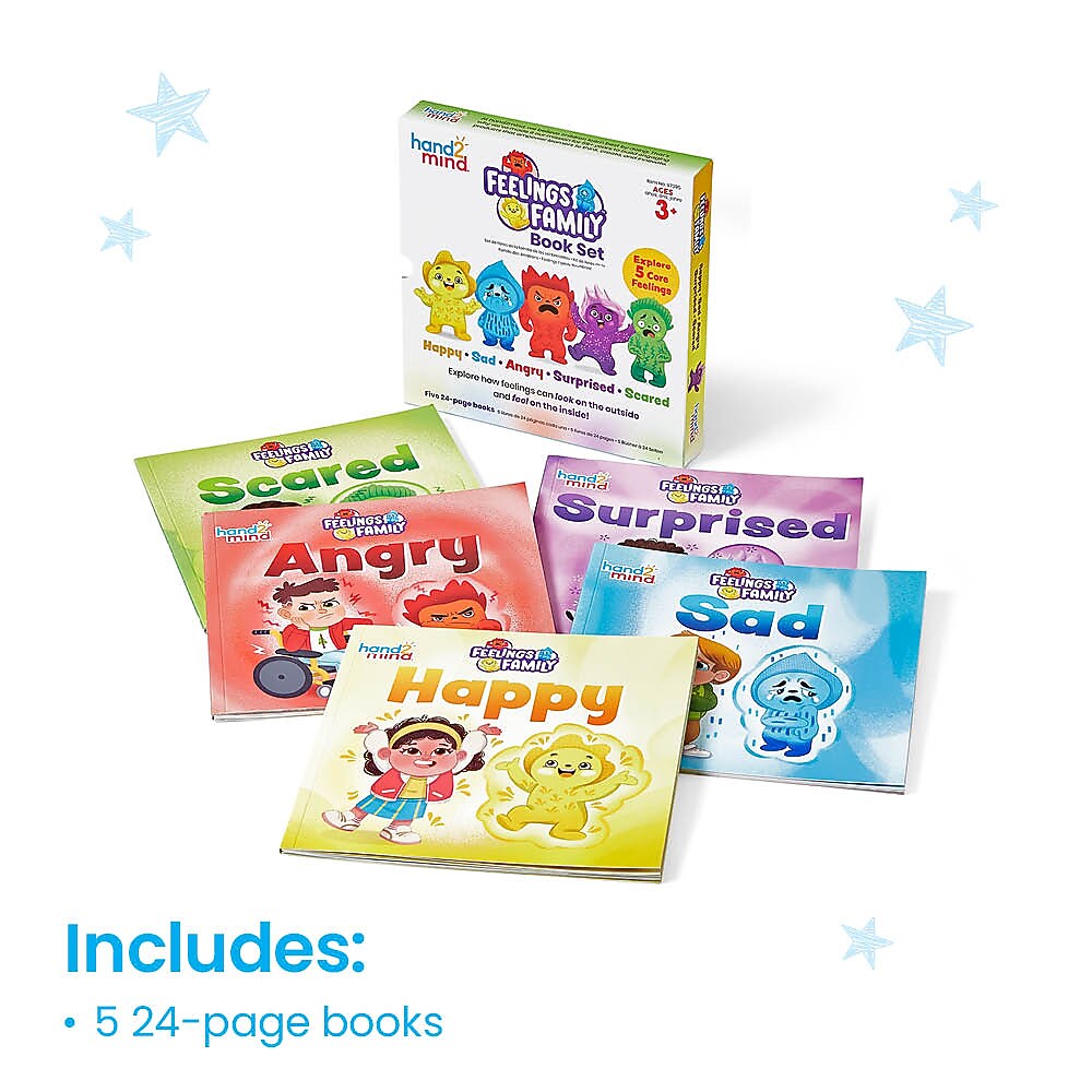hand2mind Feelings Family Book Set (97395)