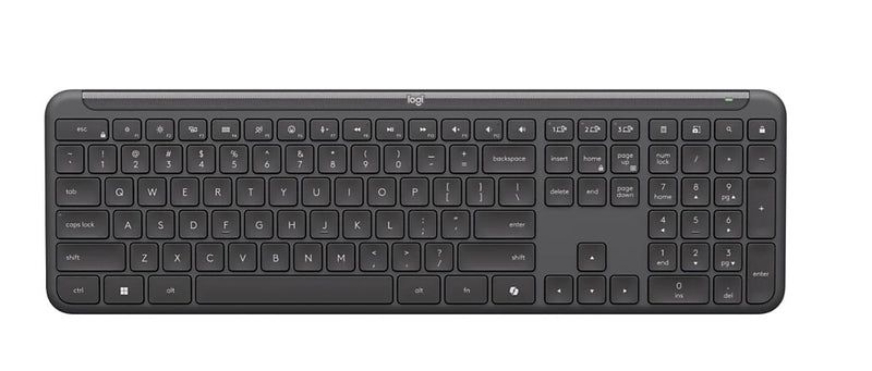 Logitech Signature Slim MK955 Wireless Keyboard and Optical Mouse Combo, Black (920-013271)