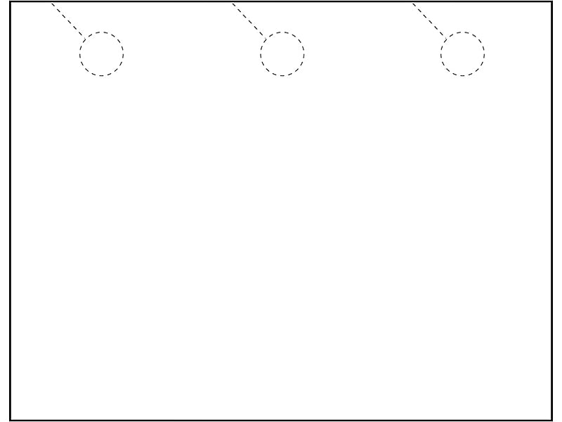Zapco 3-Up Door Hanger, 8.5" x 11", Vellum Bristol White, 50/Pack (212-50FWH23D)