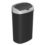 iTouchless Plastic Sensor Trash Can, 13 Gallon, Black (SPOS13B)