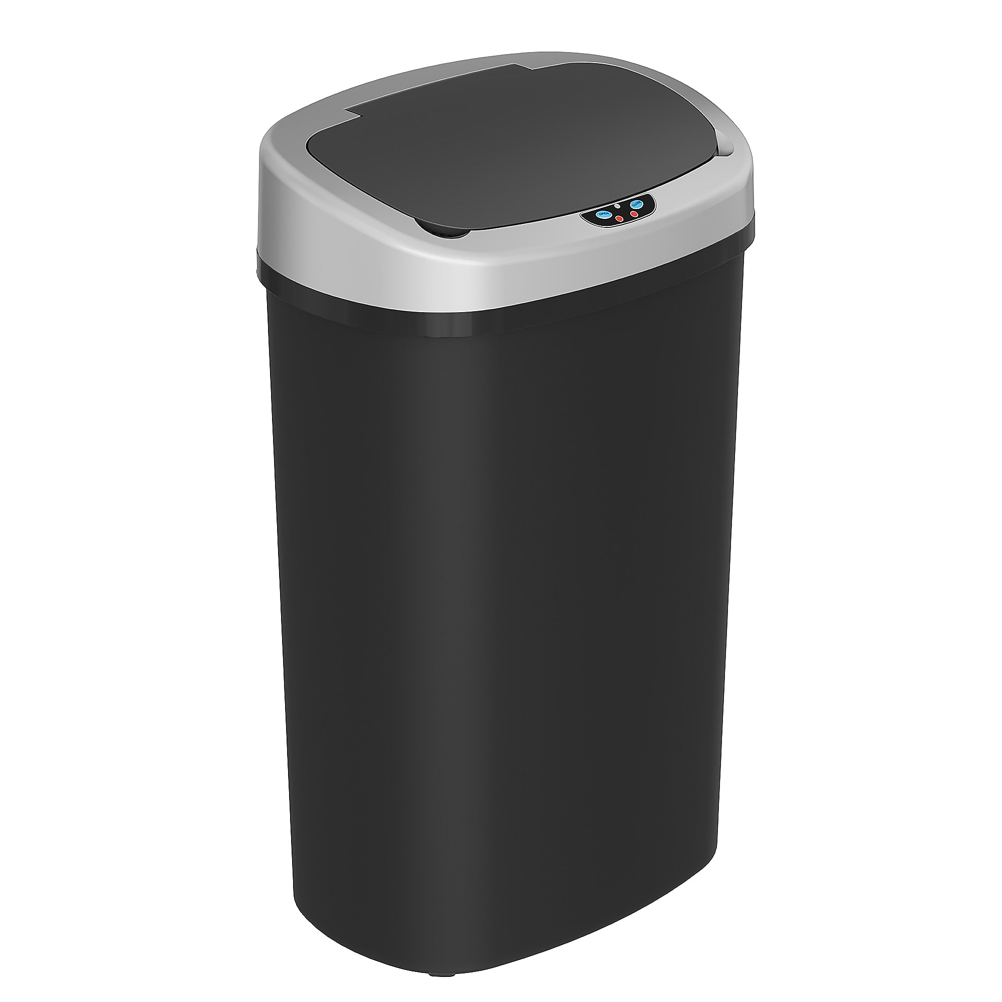 iTouchless Plastic Sensor Trash Can, 13 Gallon, Black (SPOS13B)