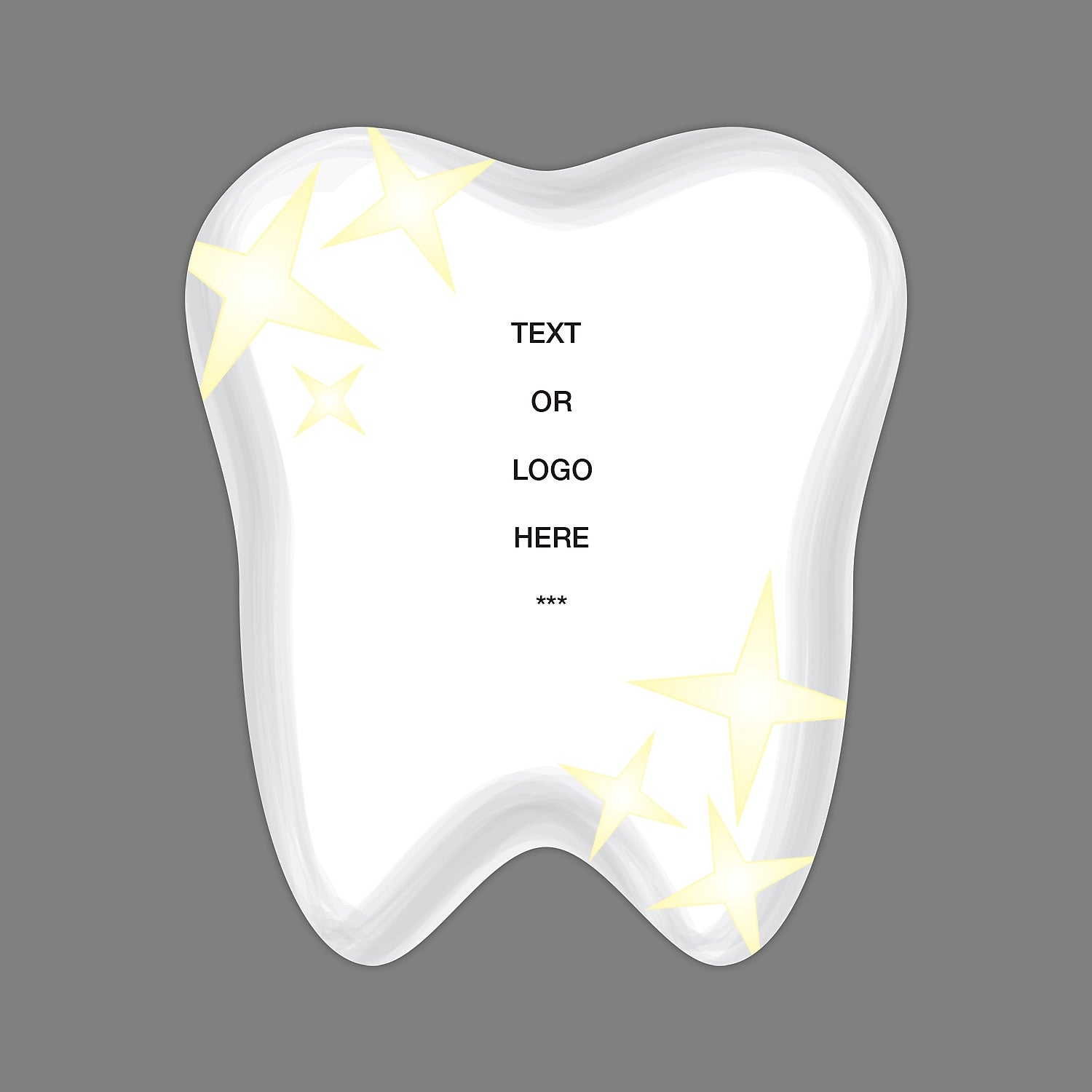 Full Color Magnetic Sign, Tooth, Vertical, 5" x 4.30"