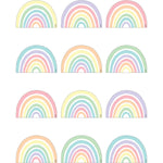 Teacher Created Resources Pastel Pop Rainbows Mini Accents, 36/Pack, 6 Packs/Bundle (TCR8442-6)