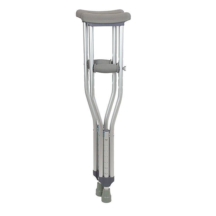 Dynarex Aluminum Crutches, Child Size, Gray (10100)