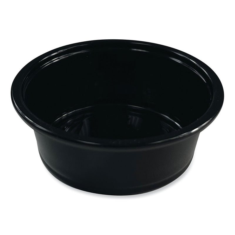 Boardwalk Souffle/Portion Cups, 1.5 oz, Polypropylene, Black, 2,500/Carton