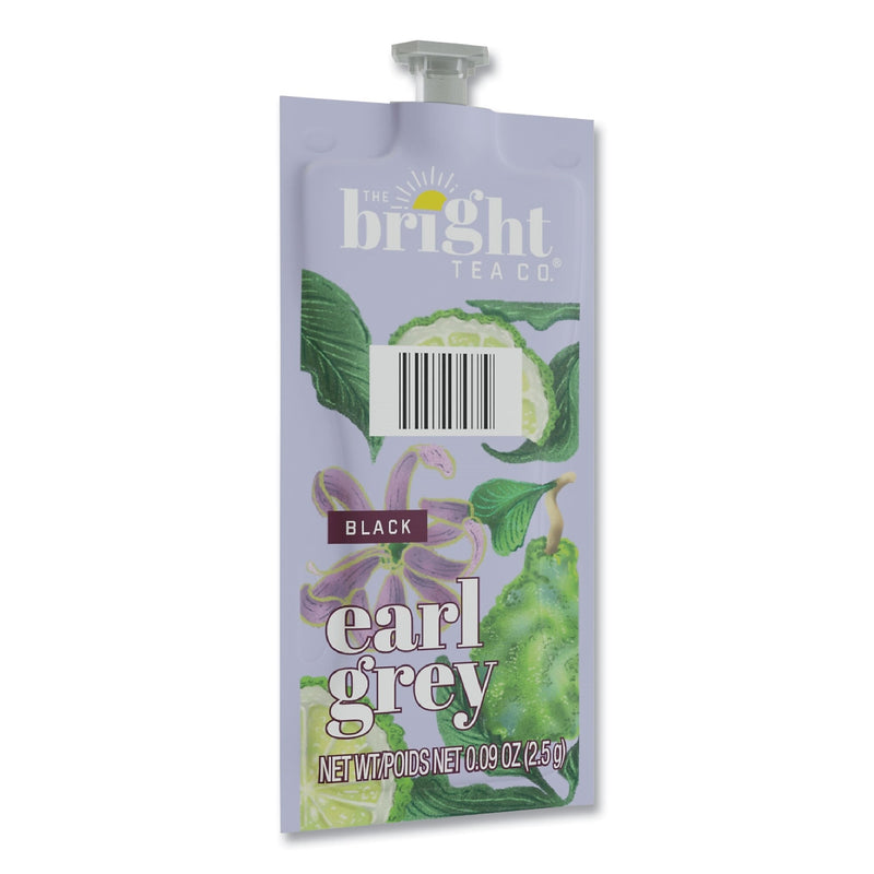 FLAVIA The Bright Tea Co. Earl Grey Black Tea Freshpack, Earl Gray, 0.09 oz Pouch, 100/Carton