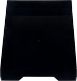 JAM PAPER Stackable Paper Trays, Black, Desktop Document, Letter, & File Organizer Tray, 2/Pack (344blas)