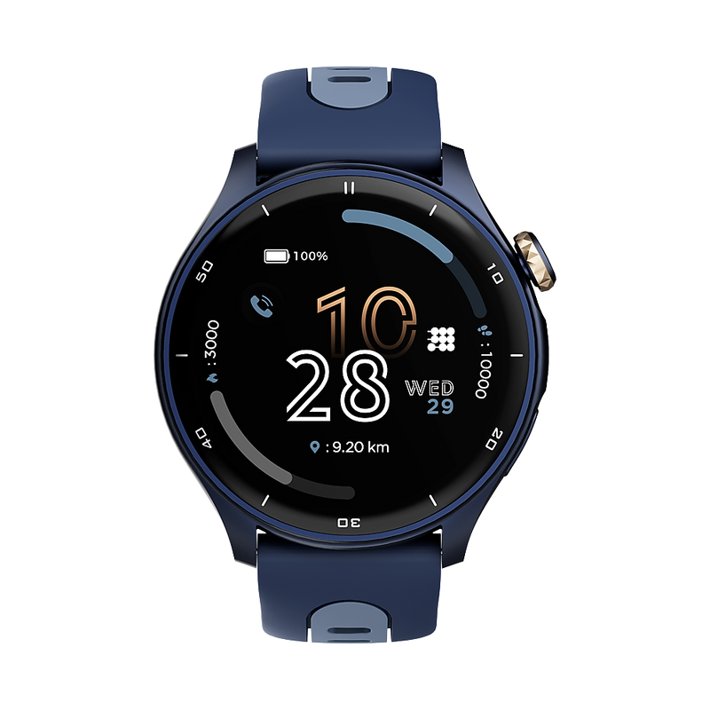 Cubitt AURA Pro Smartwatch, GPS, 36.32mm, Aluminum Case, Deepest Blue Sport Band (CT-AURAP2)