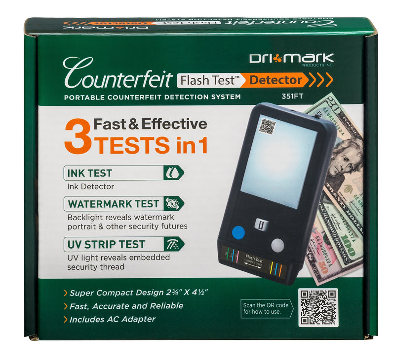 Dri Mark Flash Test Counterfeit Detection Machine (351FT)