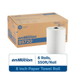 enmotion Flex Hardwound Paper Towels, 1-ply, 550 ft./Roll, 6 Rolls/Carton (89720)