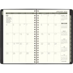 2026 AT-A-GLANCE Recycled 5" x 8" Weekly & Monthly Appointment Book Planner, Faux Leather Cover, Black (70-100G-05-26)