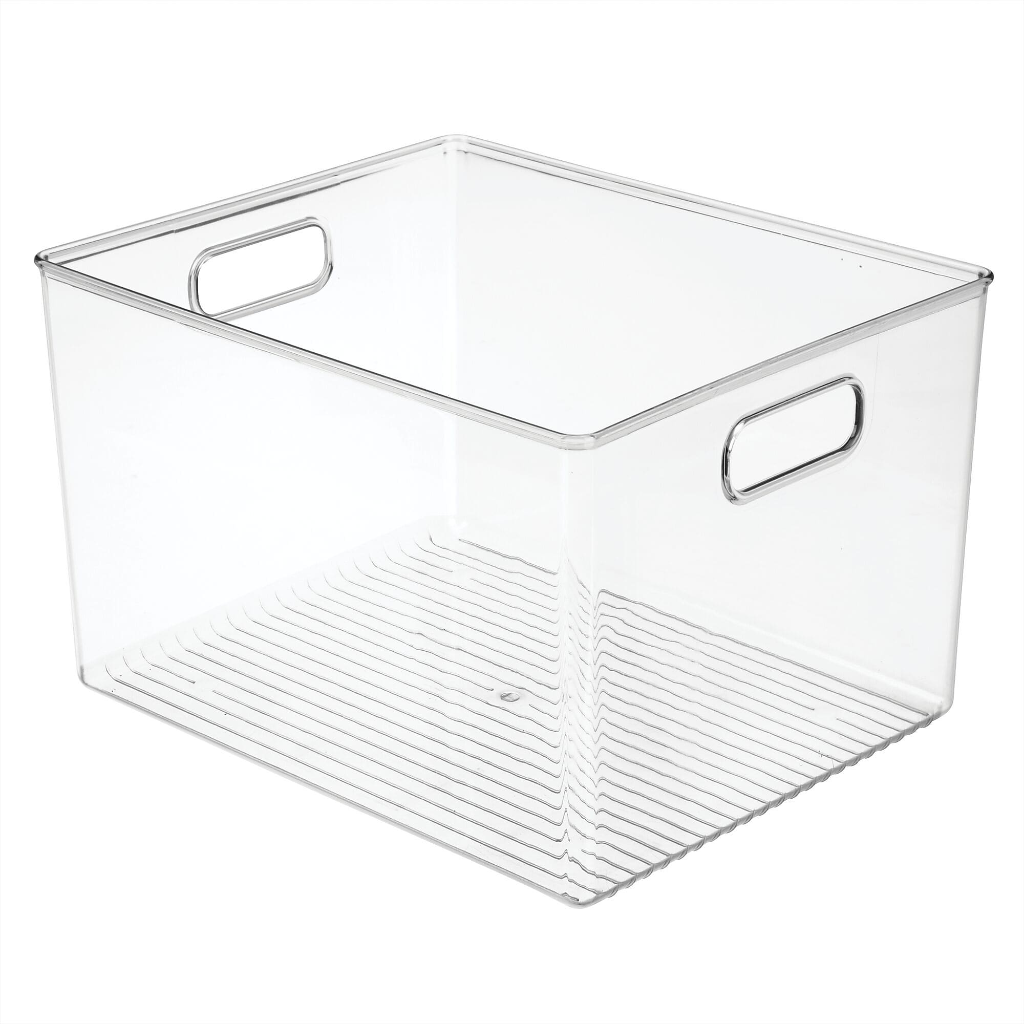 iDESIGN Medium Plastic Storage Bin, Clear (64310)