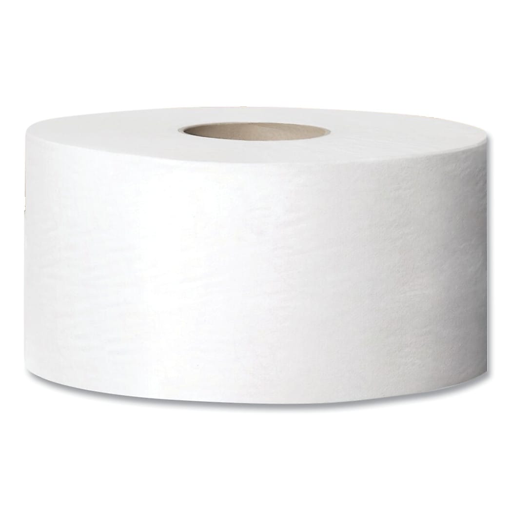 Tork Toilet Paper, Jumbo Roll, White, 1075 Sheets/Roll, 12/Casrton (TRK11020602)