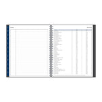 2026 Blue Sky Passages 8" x 10" Calendar Year Monthly Planner, Plastic Cover, Gray (100011-26)