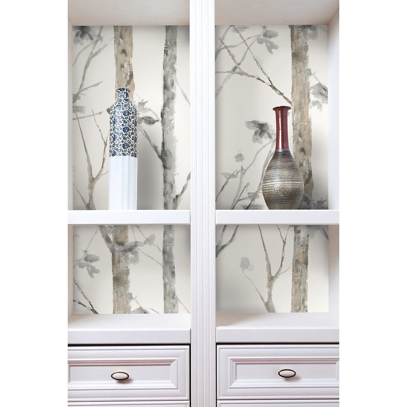 York Wallcoverings Birch Trees Peel and Stick Wallpaper (RMK9047WP)