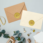 Avery Printable Inkjet Notary Seal Labels, 2" Dia, Gold Foil, 44 Seals/Pack (5868)