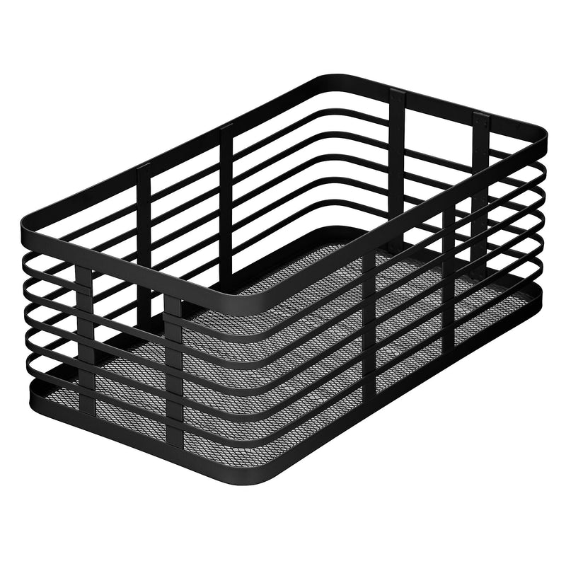 mDesign Steel Organizer, Matte Black (25938)