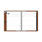 2026 Blue Sky ASMBLD 5" x 8" Weekly & Monthly Planner, Faux Leather Cover, Brown (152947)
