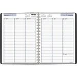 2026 AT-A-GLANCE DayMinder 8" x 11" Weekly Appointment Book, Faux Leather Cover, Black (G520-00-26)