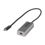 StarTech.com USB-C to Mini DisplayPort Video Adapter, Male to Female, Gray, DP 1.2, 4K 60Hz, HBR2 (CDP2MDPEC)