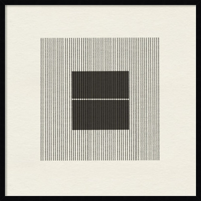Amanti Art Paper Object No 6 by The MIUUS STUDIO Wood Framed Wall Art Print, 33" x 33" (A42675549478)
