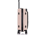 DUKAP Tour 20" Hardside Carry-On Suitcase, 4-Wheeled Spinner, TSA Checkpoint Friendly, Champagne (DKTOU00S-CHA)