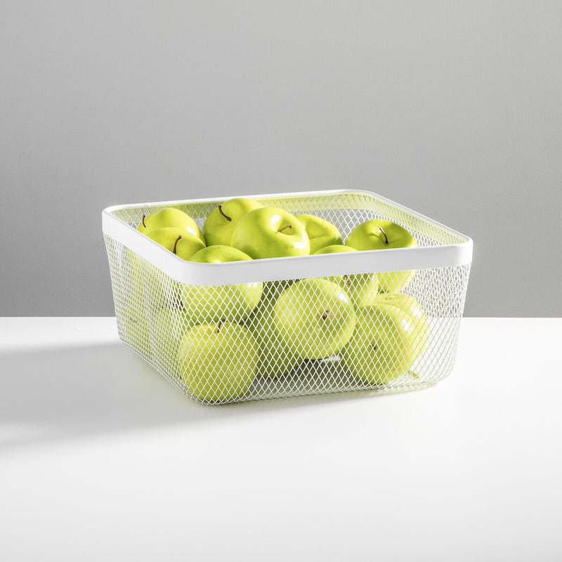mDesign Steel Organizer, Matte White (25952)