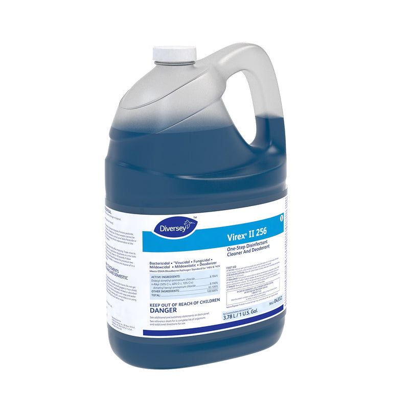 Virex II 256 Cleaner Disinfectants, Mint, 128 oz., 4/Carton (04332)