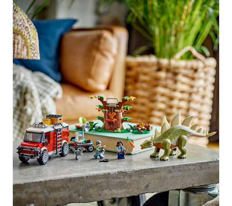 LEGO Jurassic World Dinosaur Missions: Stegosaurus Discovery, 420 Pieces (76965)