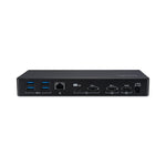 Kensington® SD4850P USB-C 10 Gbps Dual Video Driverless Docking Station, Black