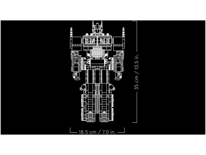 LEGO Icons Transformers Optimus Prime Building Set (10302)