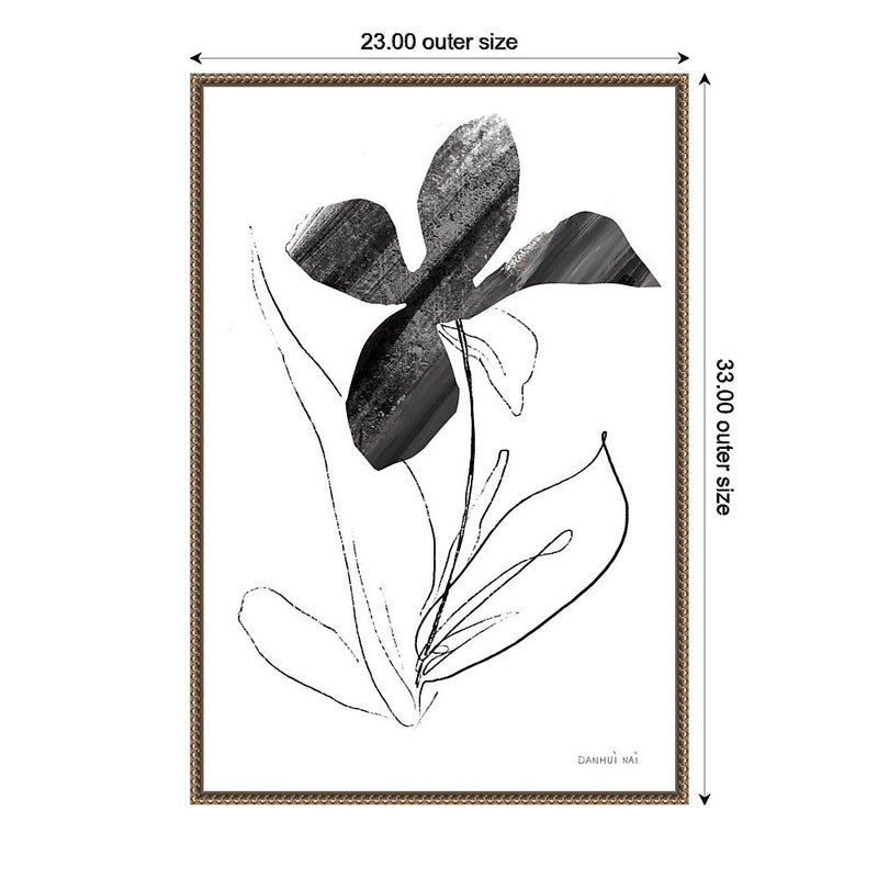Amanti Art Paradise Plants II by Danhui Nai Framed Canvas Wall Art Print, 23" x 33" (A42678302726)